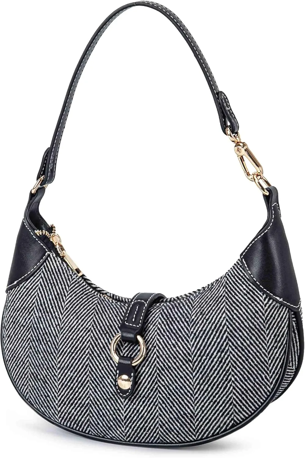 MKF Collection Shoulder Bag for Women, Weave Vegan Leather Hobo Bag Top Handle Handbag Purse by Mia K