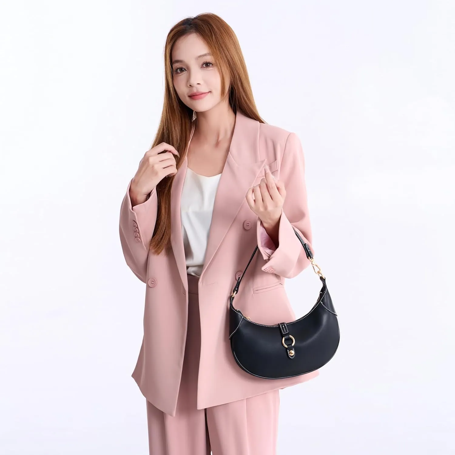 MKF Collection Shoulder Bag for Women, Weave Vegan Leather Hobo Bag Top Handle Handbag Purse by Mia K