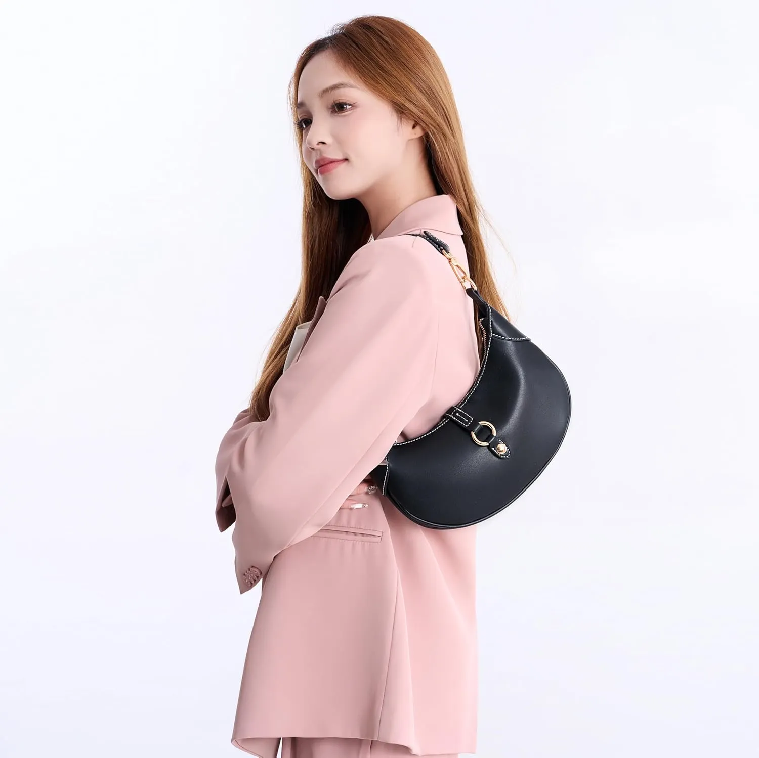 MKF Collection Shoulder Bag for Women, Weave Vegan Leather Hobo Bag Top Handle Handbag Purse by Mia K