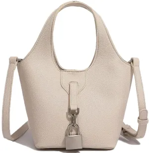 Molodo Shoulder Bags for Women Soft Vegan Leather Bucket Bag Casual Crossbody Bag Handbag Purse