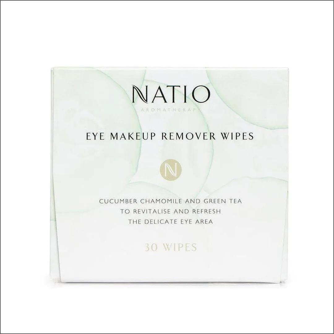 Natio Eye Makeup Remover Wipes 30 Wipes