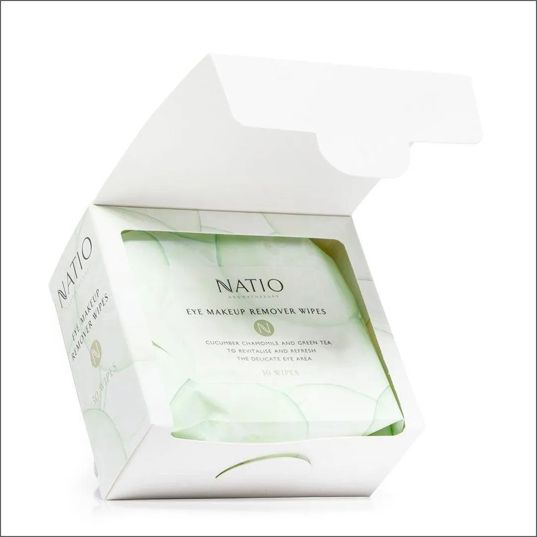 Natio Eye Makeup Remover Wipes 30 Wipes