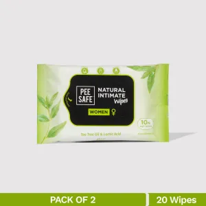Natural Intimate Wipes For Women (20N)