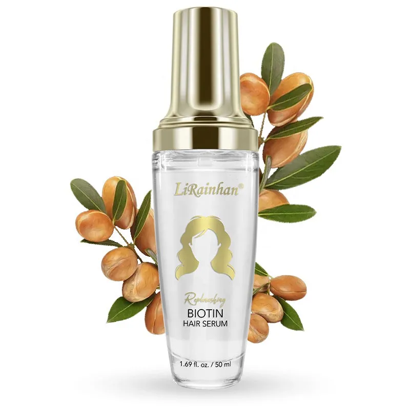 Natural Organic Argan Oil & Biotin Hair Growth Serum – Nourish, Strengthen & Promote Hair Growth