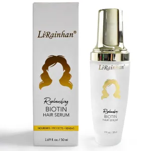 Natural Organic Argan Oil & Biotin Hair Growth Serum – Nourish, Strengthen & Promote Hair Growth