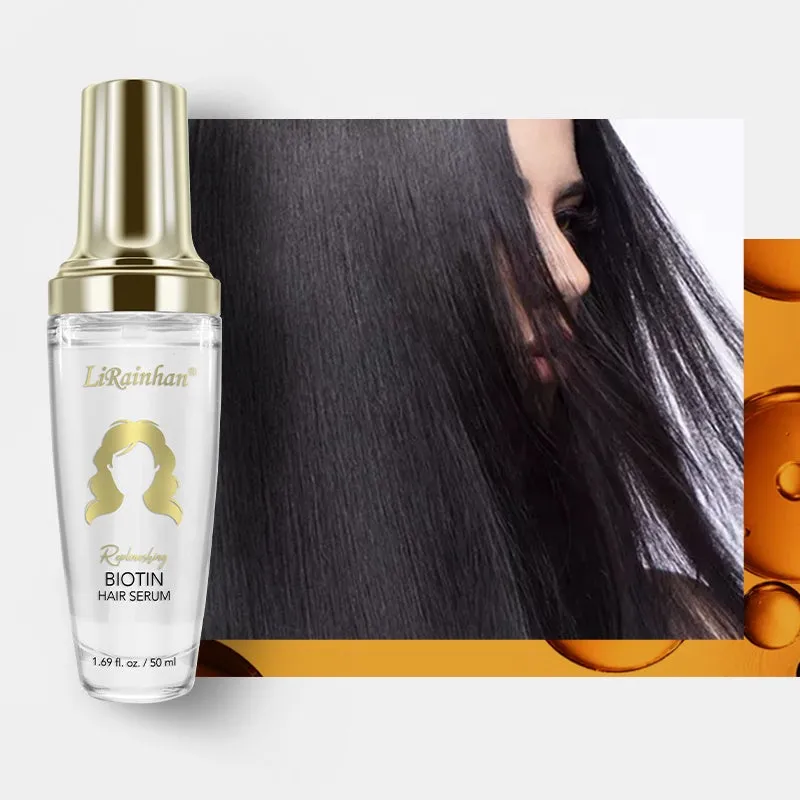 Natural Organic Argan Oil & Biotin Hair Growth Serum – Nourish, Strengthen & Promote Hair Growth