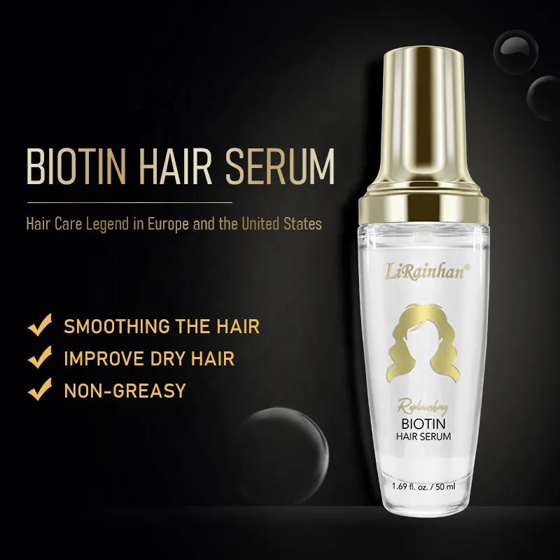 Natural Organic Argan Oil & Biotin Hair Growth Serum – Nourish, Strengthen & Promote Hair Growth