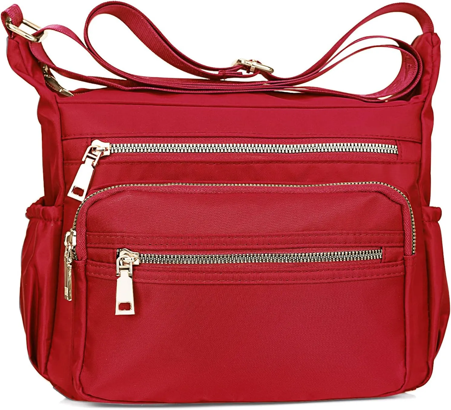 NOTAG Nylon Crossbody Bags for Women Small Waterproof Cross Body Handbag Mutilpockets Shoulder Bags Lightweight Travel Purses