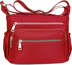 NOTAG Nylon Crossbody Bags for Women Small Waterproof Cross Body Handbag Mutilpockets Shoulder Bags Lightweight Travel Purses