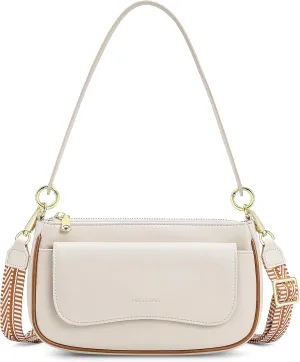 Peacocktion Shoulder Bag for Women Trendy Small Vegan Leather Crossbody Purses Handbags