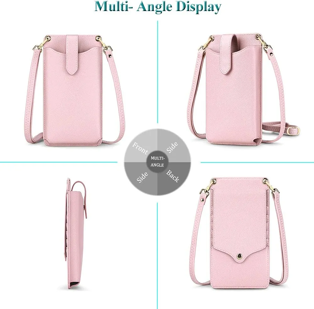 Peacocktion Small Crossbody Cell Phone Purse for Women Travel Lightweight Mini Small Bags for Women with Card Slots