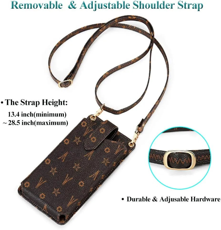 Peacocktion Small Crossbody Cell Phone Purse for Women Travel Lightweight Mini Small Bags for Women with Card Slots