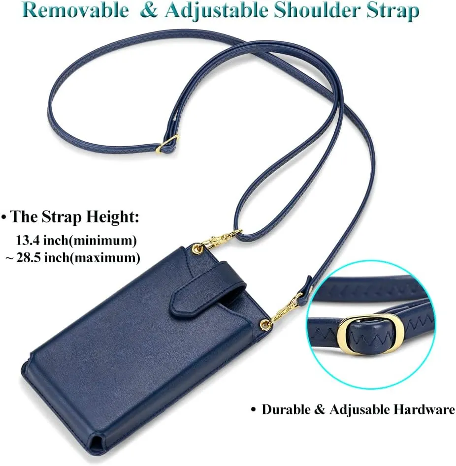 Peacocktion Small Crossbody Cell Phone Purse for Women Travel Lightweight Mini Small Bags for Women with Card Slots