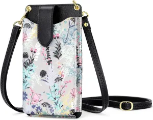 Peacocktion Small Crossbody Cell Phone Purse for Women Travel Lightweight Mini Small Bags for Women with Card Slots