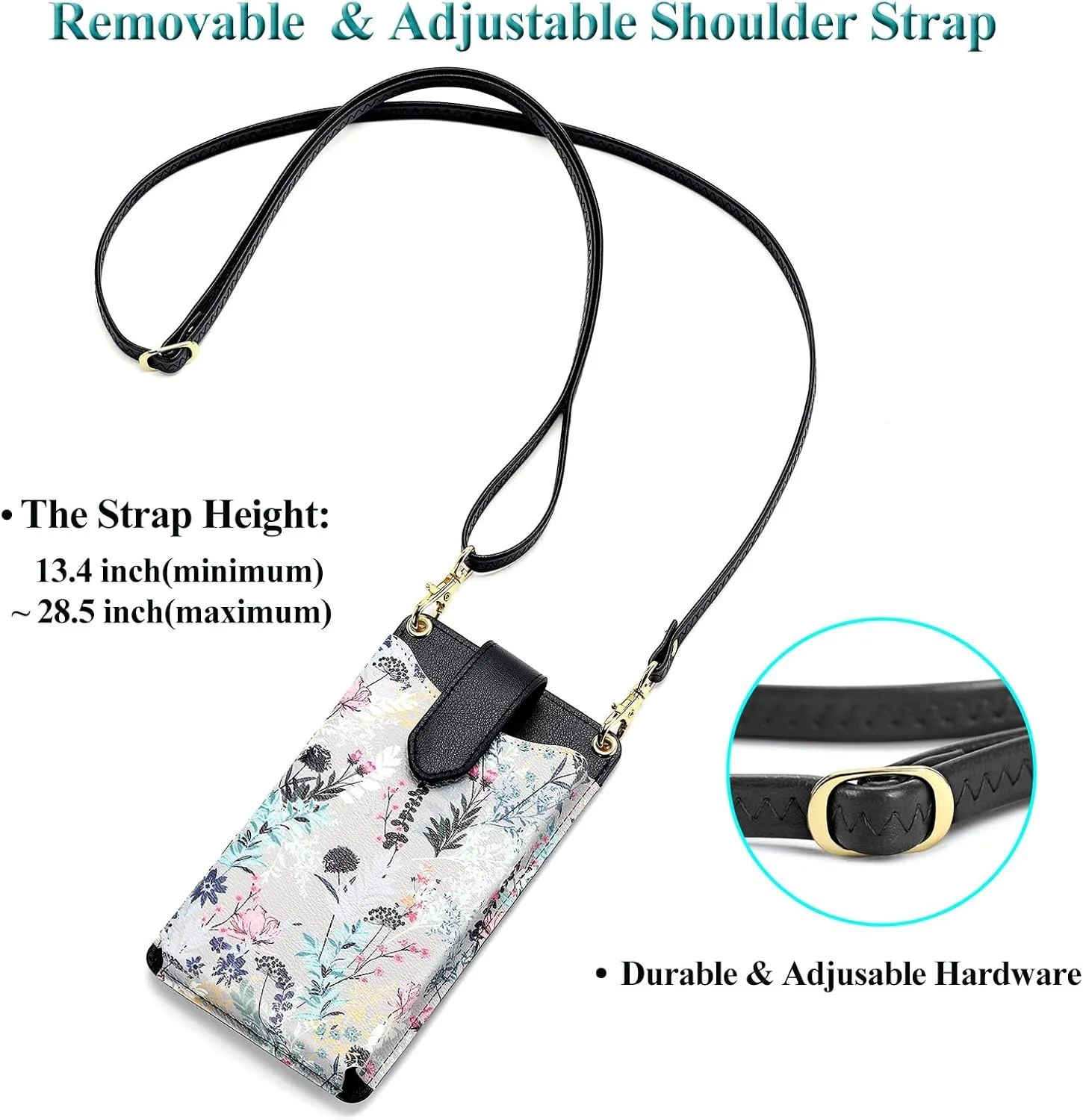 Peacocktion Small Crossbody Cell Phone Purse for Women Travel Lightweight Mini Small Bags for Women with Card Slots