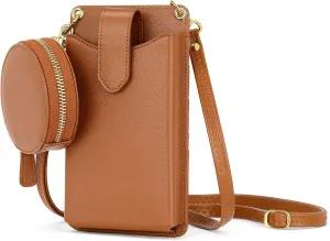 Peacocktion Small Crossbody Cell Phone Purse for Women Travel Lightweight Mini Small Bags for Women with Card Slots
