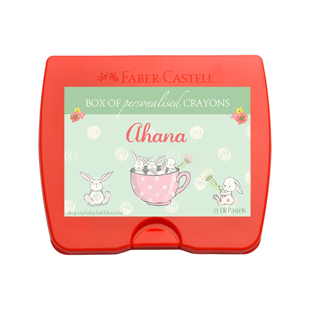 Personalised Sketch Book & Crayon Set <br> Bunny