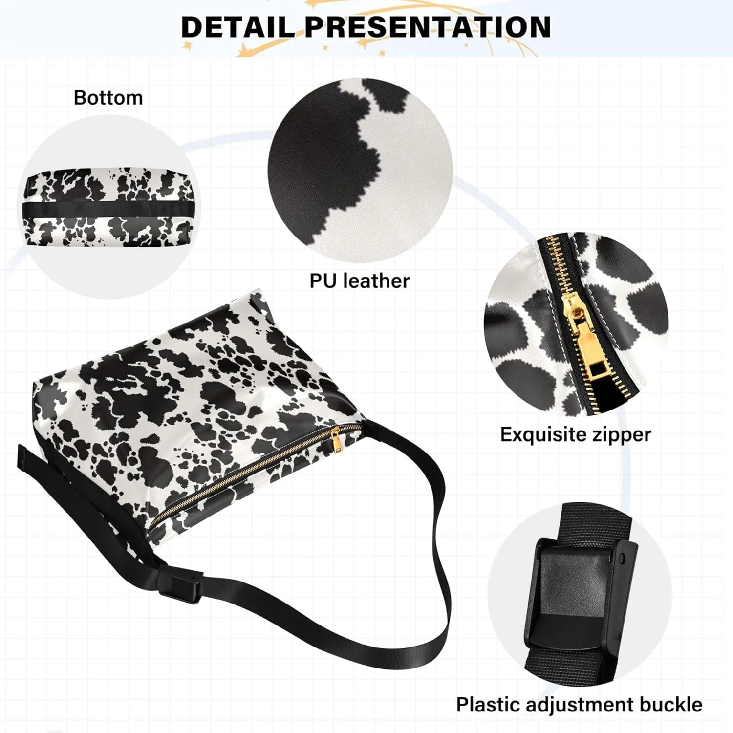 Pink Grey Tropical Flamingo Hobo Leather Bags for Women Leather Purse Men Luxury Animal Print Crossbody Hobo Bags