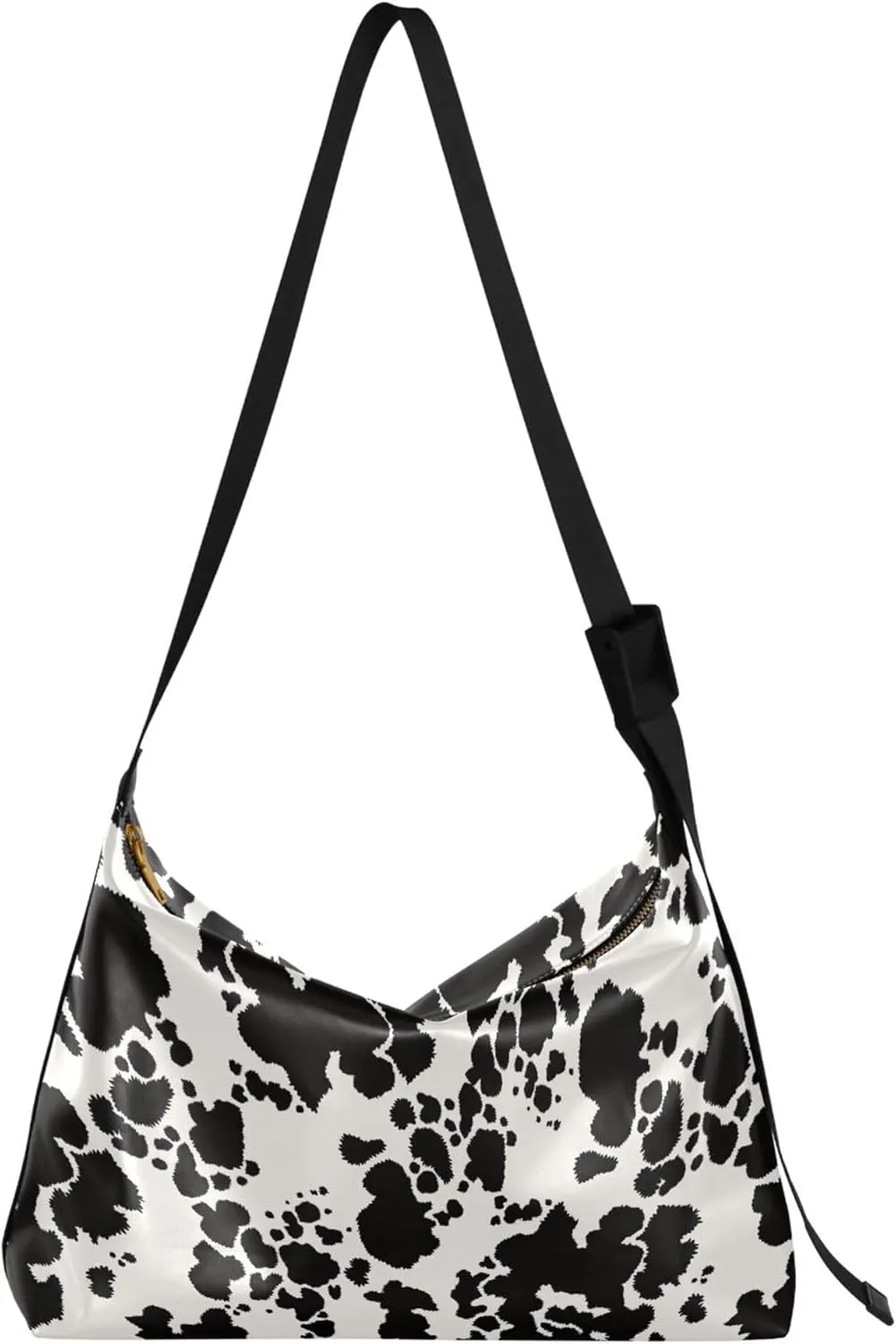 Pink Grey Tropical Flamingo Hobo Leather Bags for Women Leather Purse Men Luxury Animal Print Crossbody Hobo Bags