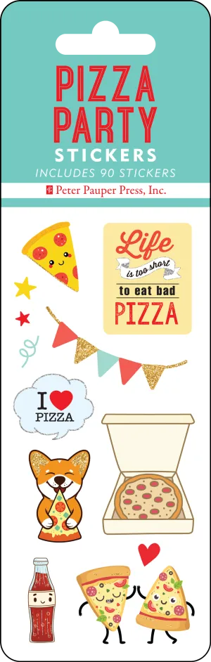 Pizza Party Sticker Set