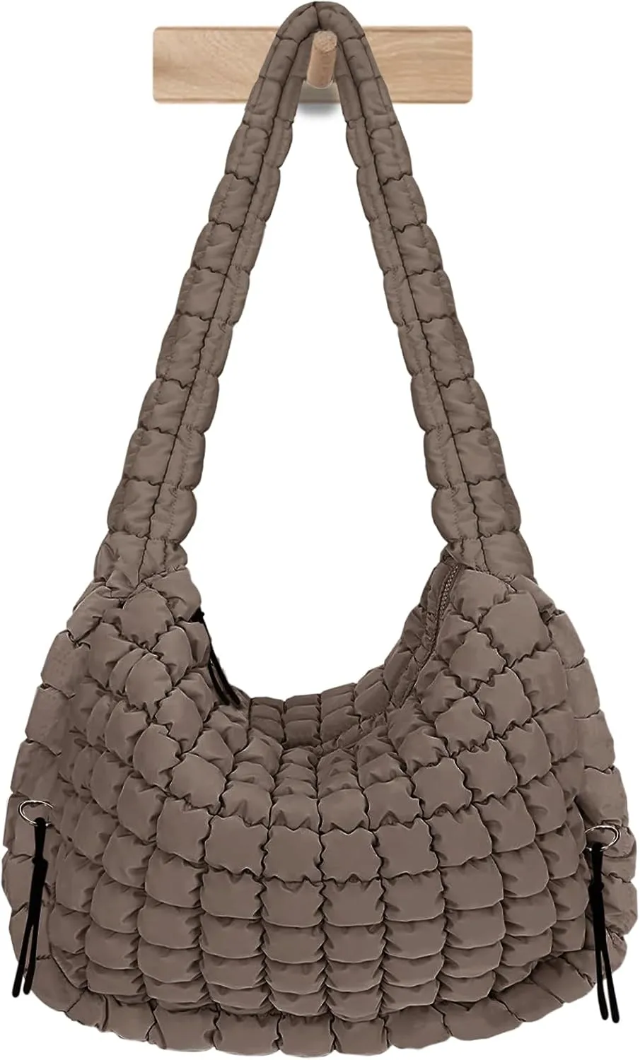 Puffer Tote Bag for Women Large Lightweight Crossbody Shoulder Bag Quilted Puffy Hobo Handbags