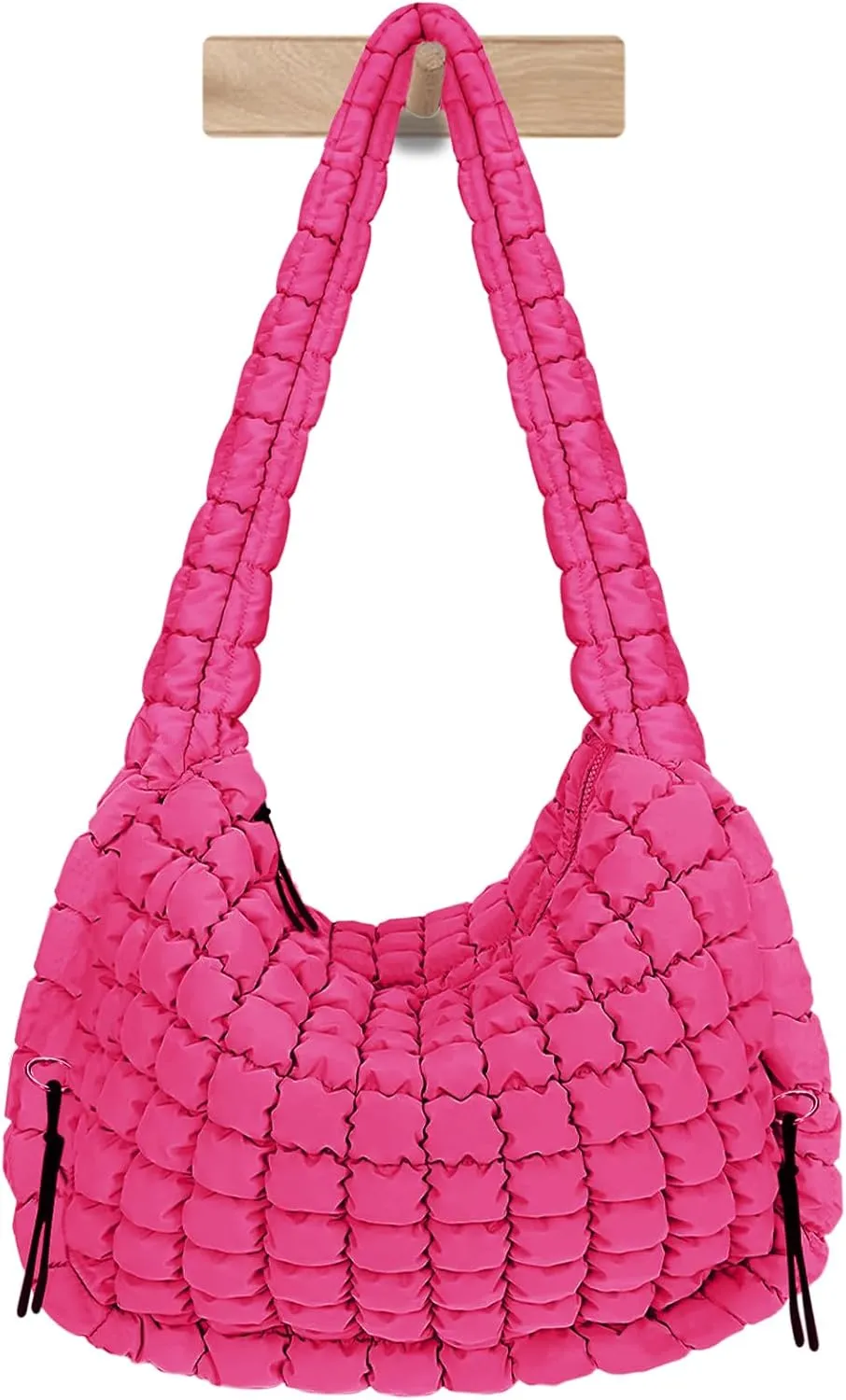 Puffer Tote Bag for Women Large Lightweight Crossbody Shoulder Bag Quilted Puffy Hobo Handbags