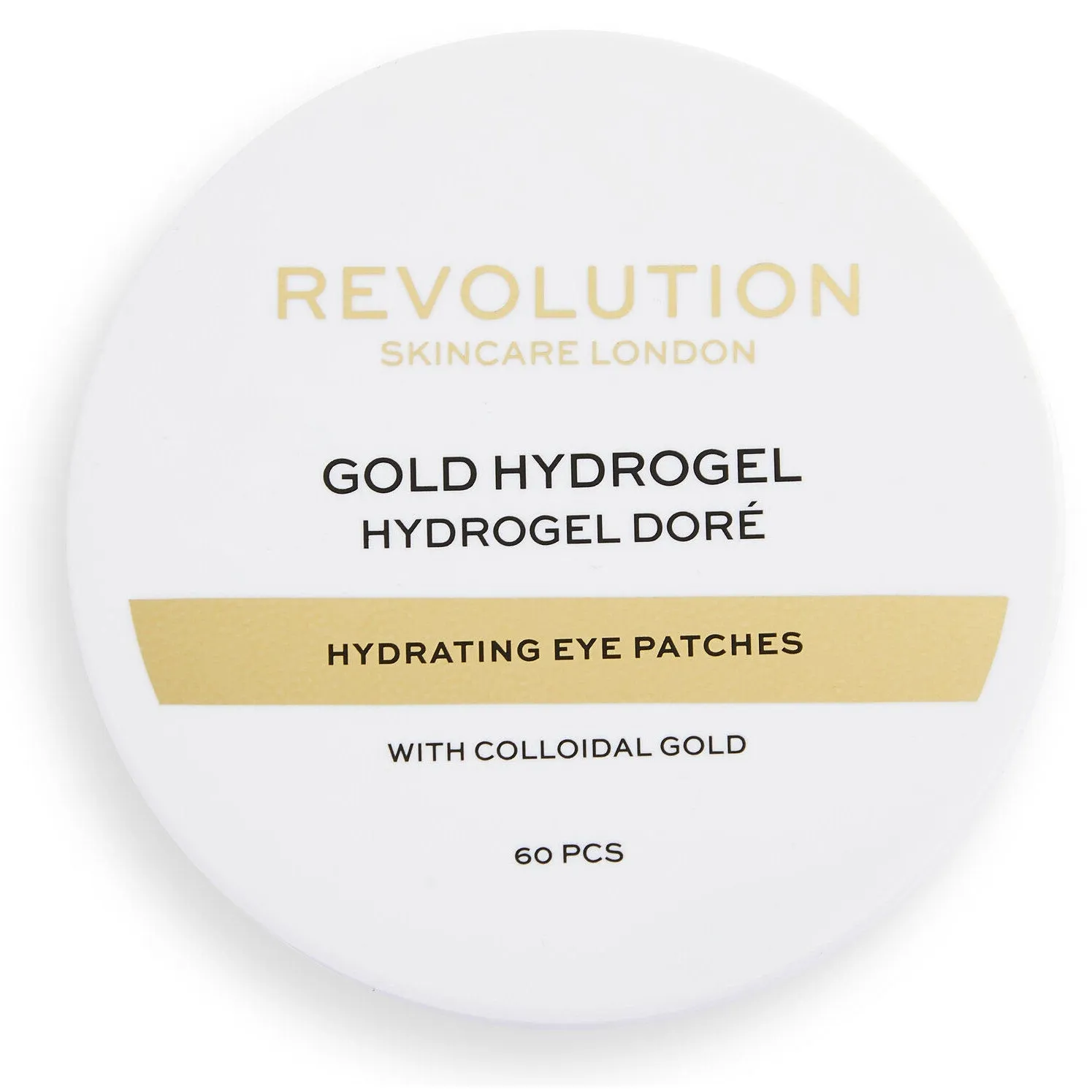 REVOLUTION SKINCARE Gold Eye Hydrogel Hydrating Eye Patches with Colloidal Gold