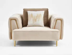 Rubeza Sofia Armchair - Warm Sand