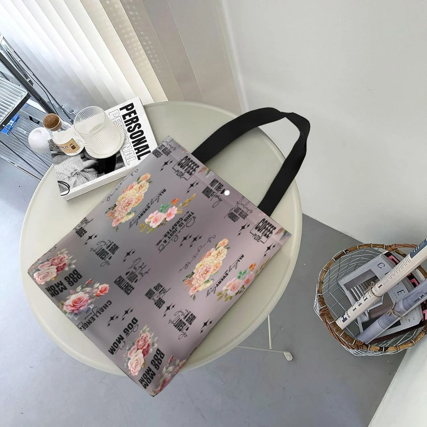 Rural Farm Retro Canvas Shoulder Bag Reusable Tote Bag Soft Lightweight Cloth Bags For Women Girls Lady Casual