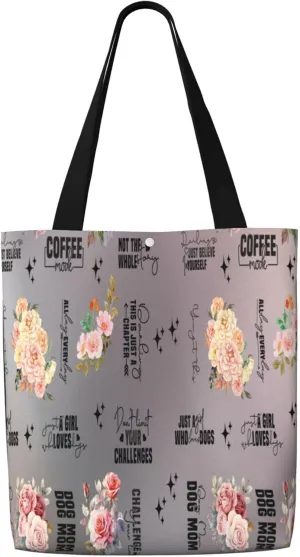 Rural Farm Retro Canvas Shoulder Bag Reusable Tote Bag Soft Lightweight Cloth Bags For Women Girls Lady Casual