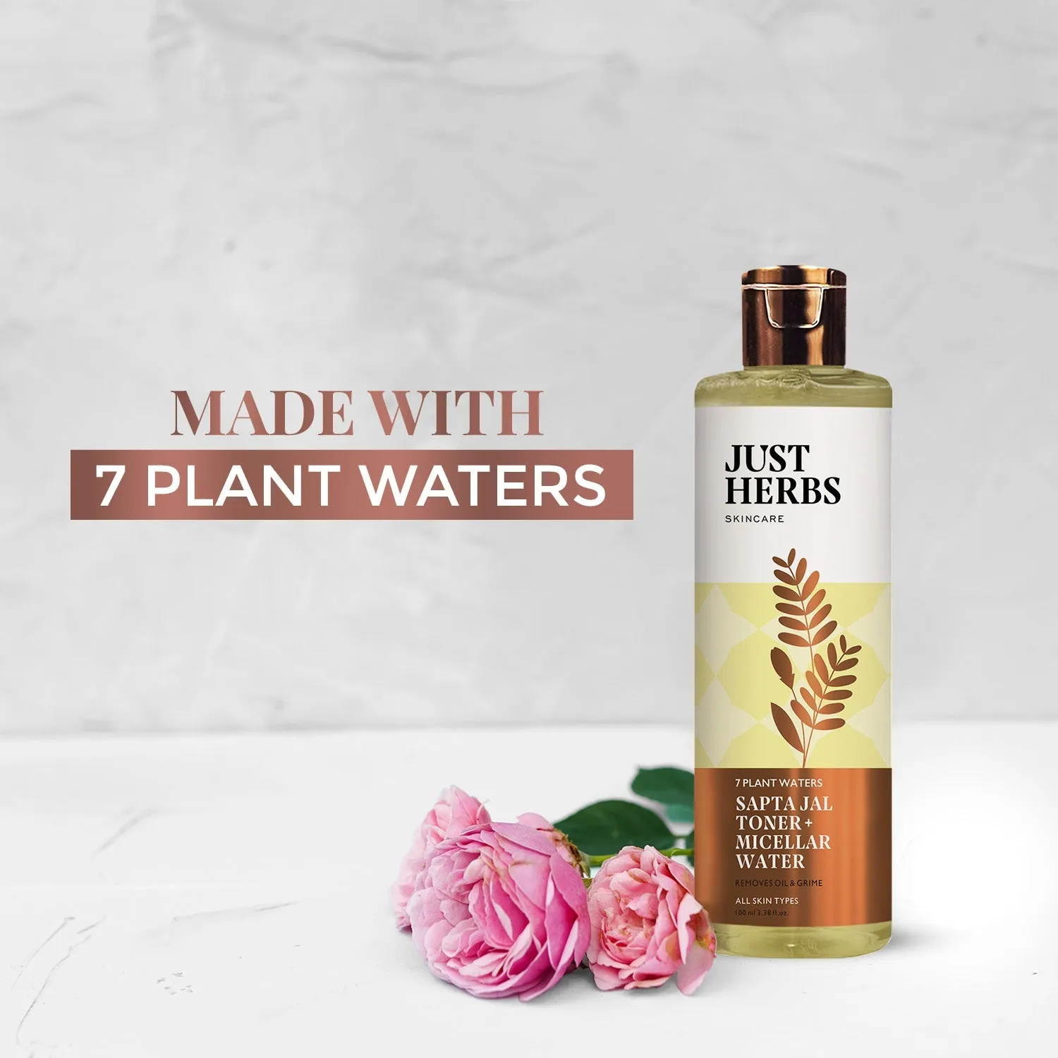 Sapta Jal Toner Micellar Water: 7 Plant Waters - 100 ml
