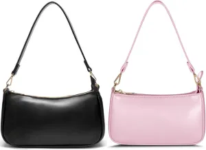 Shoulder Bag for Women Retro Vegan Leather Classic Clutch Tote Hobo HandBags Purses