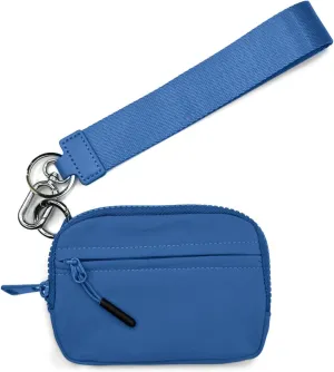 Simple Style Waterproof Wallet Compact Women's Wristlet Wallet with Zip Card Case Coin Purse