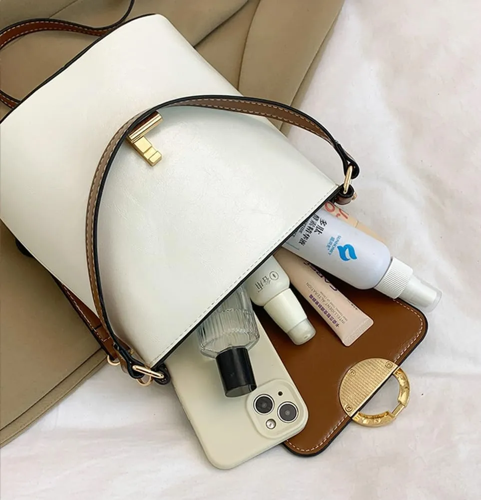 Slouchy Bucket Crescent Hobo Bags Women Trendy Crossbody Purse Satchels Shoulder Bag Cute Top-handle Tote Handbag 2025