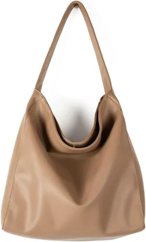 Slouchy Bucket Hobo Bags Women Crescent Shoulder Bag Crossbody Purse Trendy Satchels Cute Top-handle Travel Tote Handbag