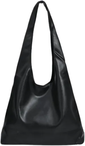 Slouchy PU Leather Hobo Bags Women Trendy Crossbody Purse Tote Handbag Satchels Crescent Shoulder Travel Summer Beach Bag