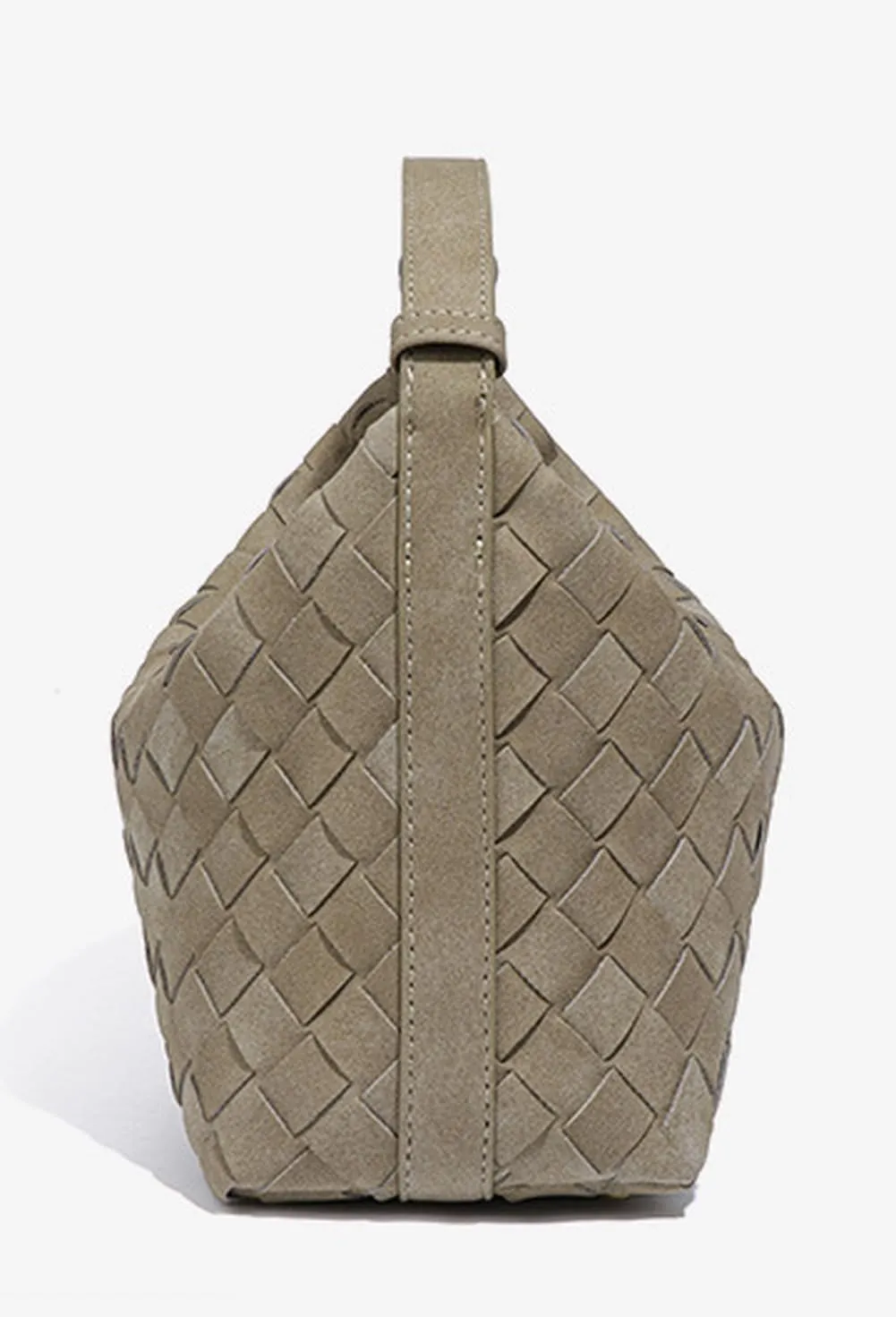 Slouchy Suede Hobo Bags Women Trendy Woven Suede Box Purse Crossbody Crescent Shoulder Satchel Bag Top Handle Tote Handbag