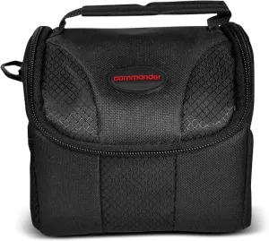 Small Camera Bag - Water Resistant, Soft Padded, Compact Travel Bag for Canon EOS, Nikon, Sony & More DSLR Cameras/Camcorders Ample Storage and Protection for Your Equipment (Small)