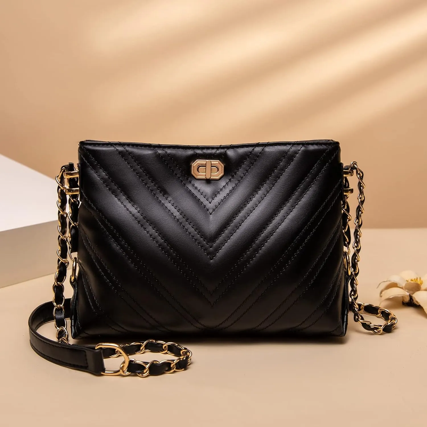 Small Crossbody Bags for Women Purses Fashion Leather Lightweight Handbags Shoulder Bag