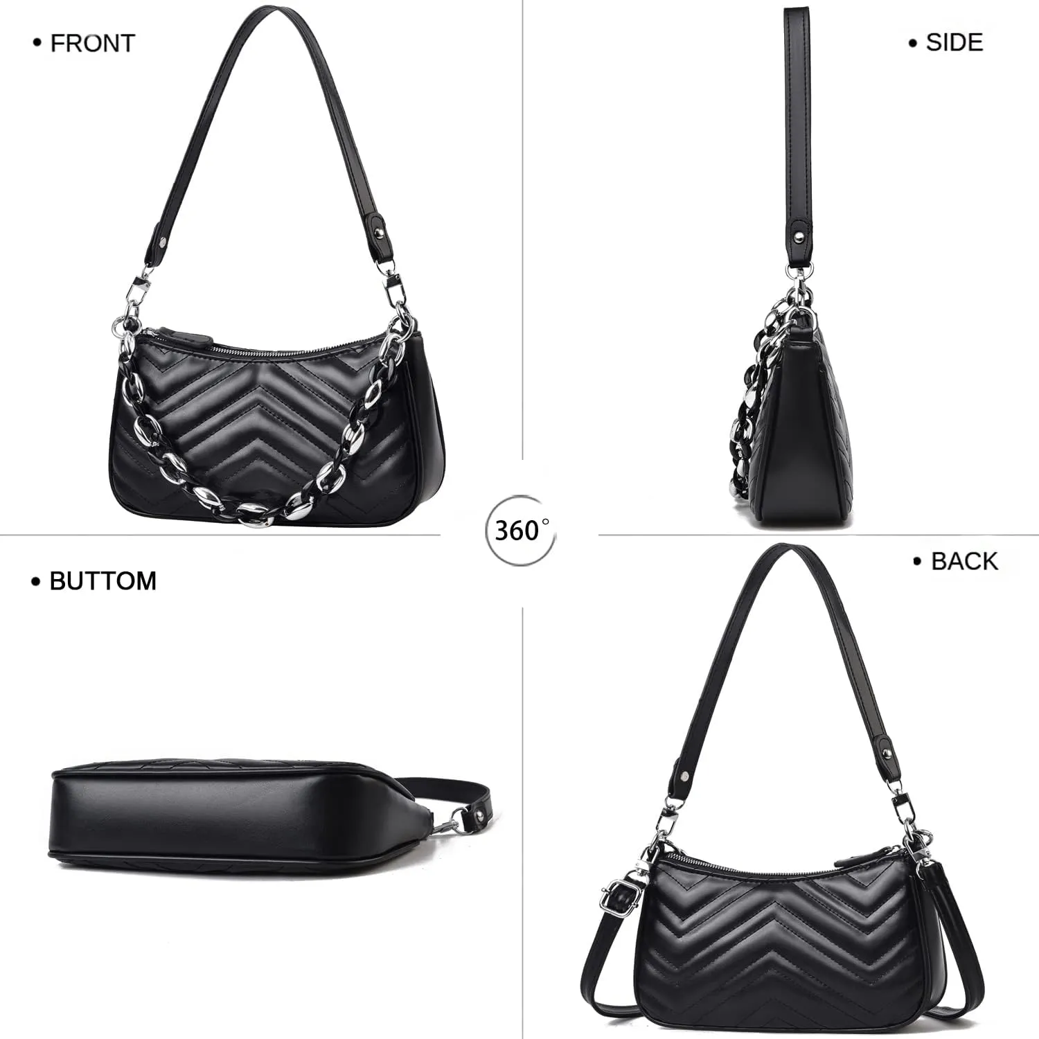 Small Tote Shoulder Bags Purses for Women Retro Classic Crossbody Bags Cute Clutch Purse and Handbag