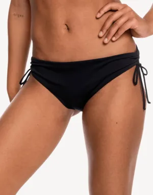 Solid Beach Classics Tie Side Hipster Bikini Bottom