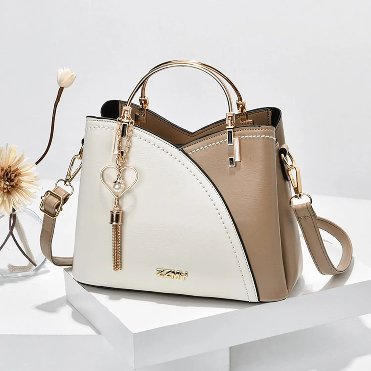 Spring And Summer Trendy Bags Ladies Handbags Shoulder Messenger Bags Large Capacity Handbag Fashion (D, One Size)