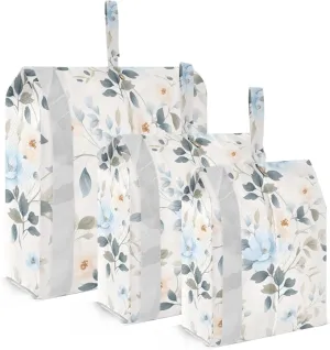 SPRIPORT Watercolor Flowers 3 Set Compression Packing Cubes for Travel Lightweight Luggage Organizer Bags for Carry on Suitcase Travel Cubes for Woman Man Clothes Vacation