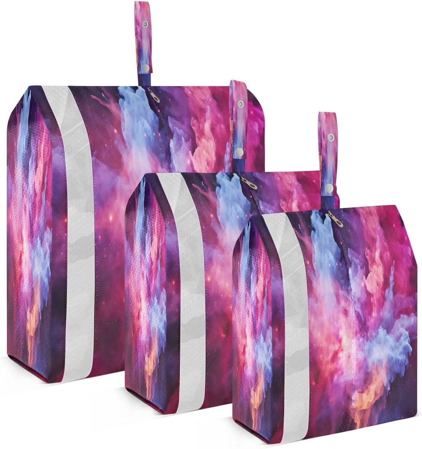 Stars Galaxy Compression Packing Cubes Large Travel Packing Cubes Luggage Organizers for Suitcases Travel Bag for Travel Accessories and Essentials