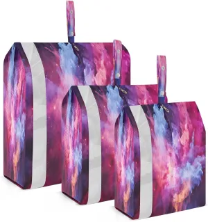 Stars Galaxy Compression Packing Cubes Large Travel Packing Cubes Luggage Organizers for Suitcases Travel Bag for Travel Accessories and Essentials