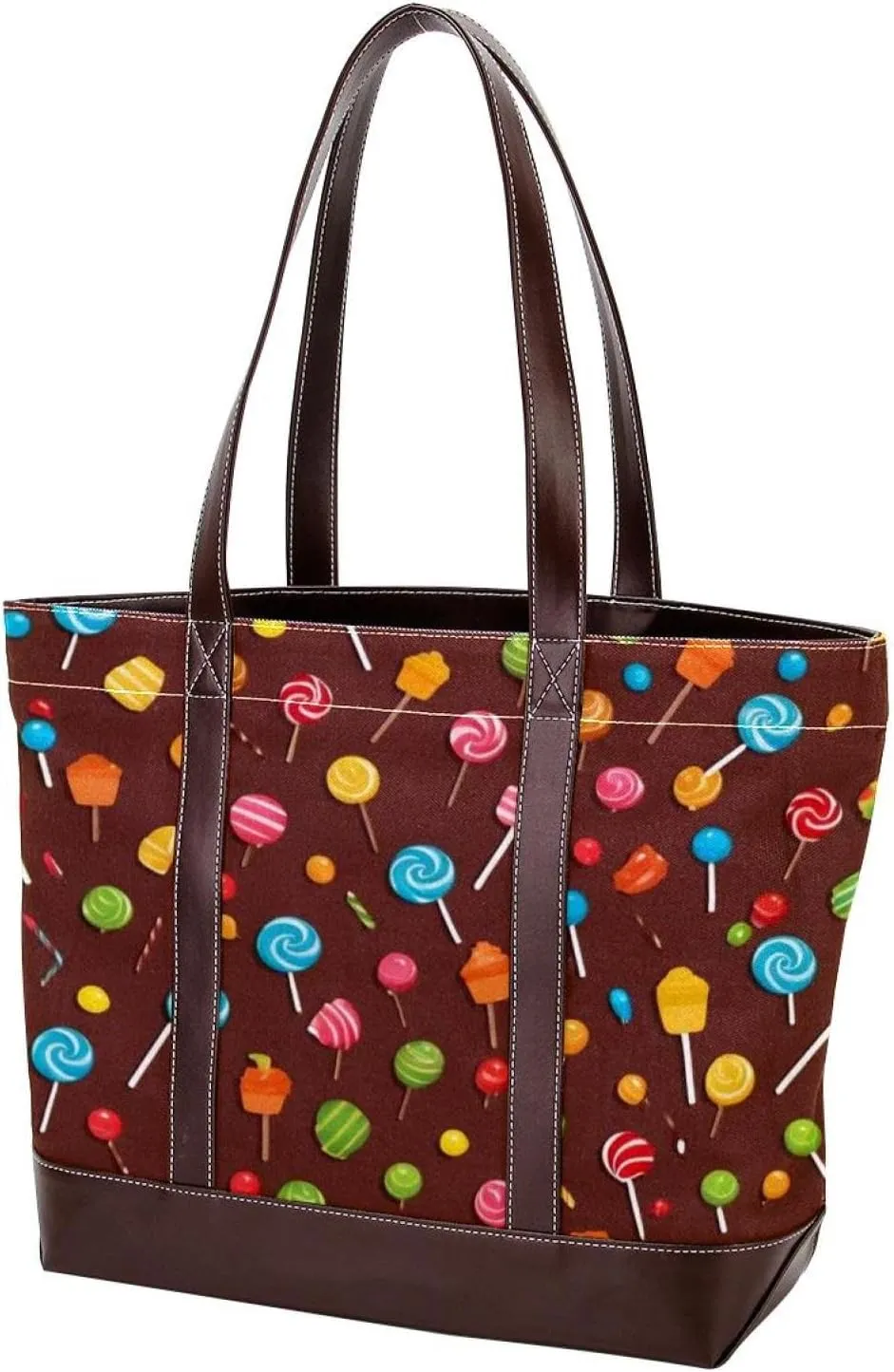Summer Fruit-1120 Tote Bags Durable Leather Canvas Purses and Handbags for Women Top Handle Shoulder Satchel Hobo Bags