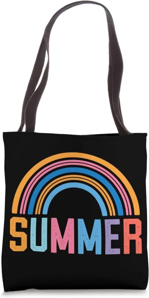 Summer Rainbow Vibrant Colors Sunshine Fun Tote Bag