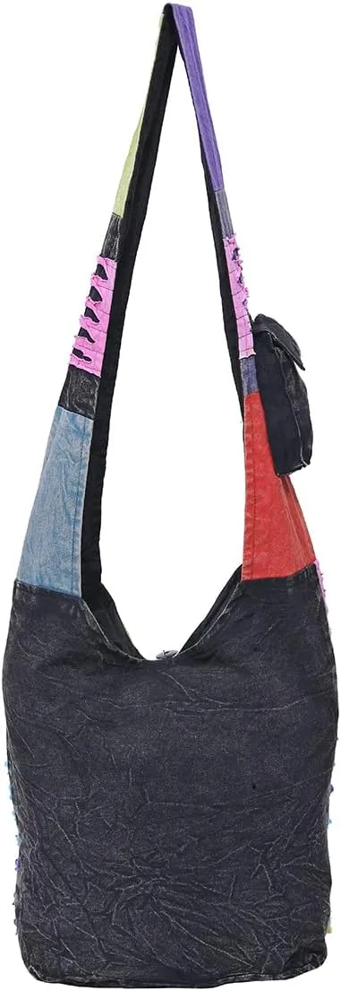 THE COLLECTION ROYAL Hobo Crossbody Bags for Women, Boho Purse, Boho Bag | Hippie Bag, Indie Tote Bag, Cloth Purse for Women