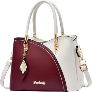 Tote Bag For Women Color Block Women Hobo Handbags Large Capacity Plaid Middle Shoulder Messenger Bag For Daily Work V