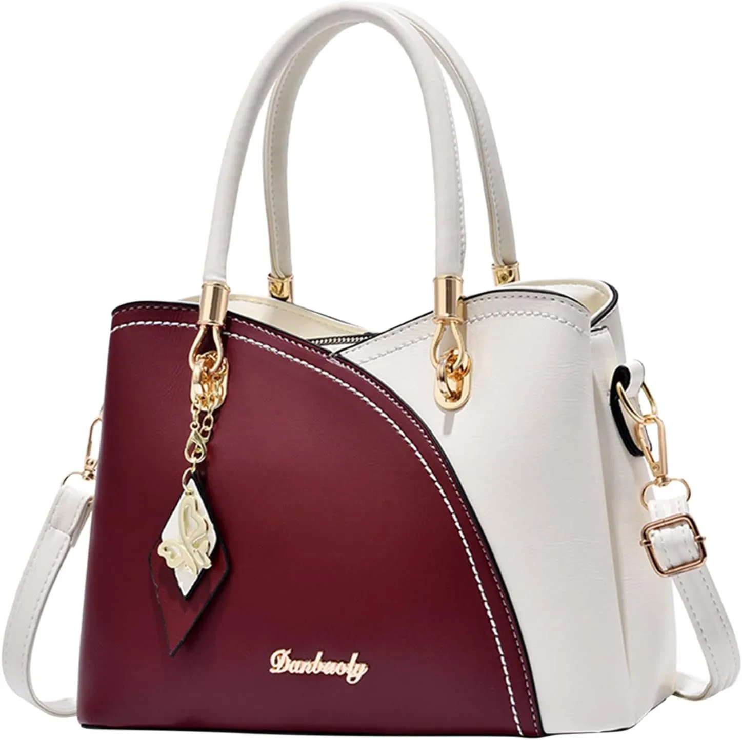 Tote Bag For Women Color Block Women Hobo Handbags Large Capacity Plaid Middle Shoulder Messenger Bag For Daily Work V
